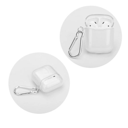 Pokrowiec do Apple AirPods Silicone Holder transparent BOX